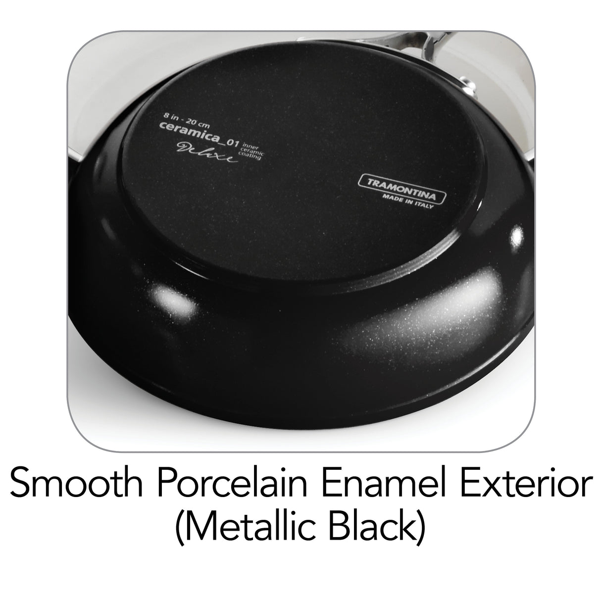 10 Piece Ceramic Cookware Set - Black