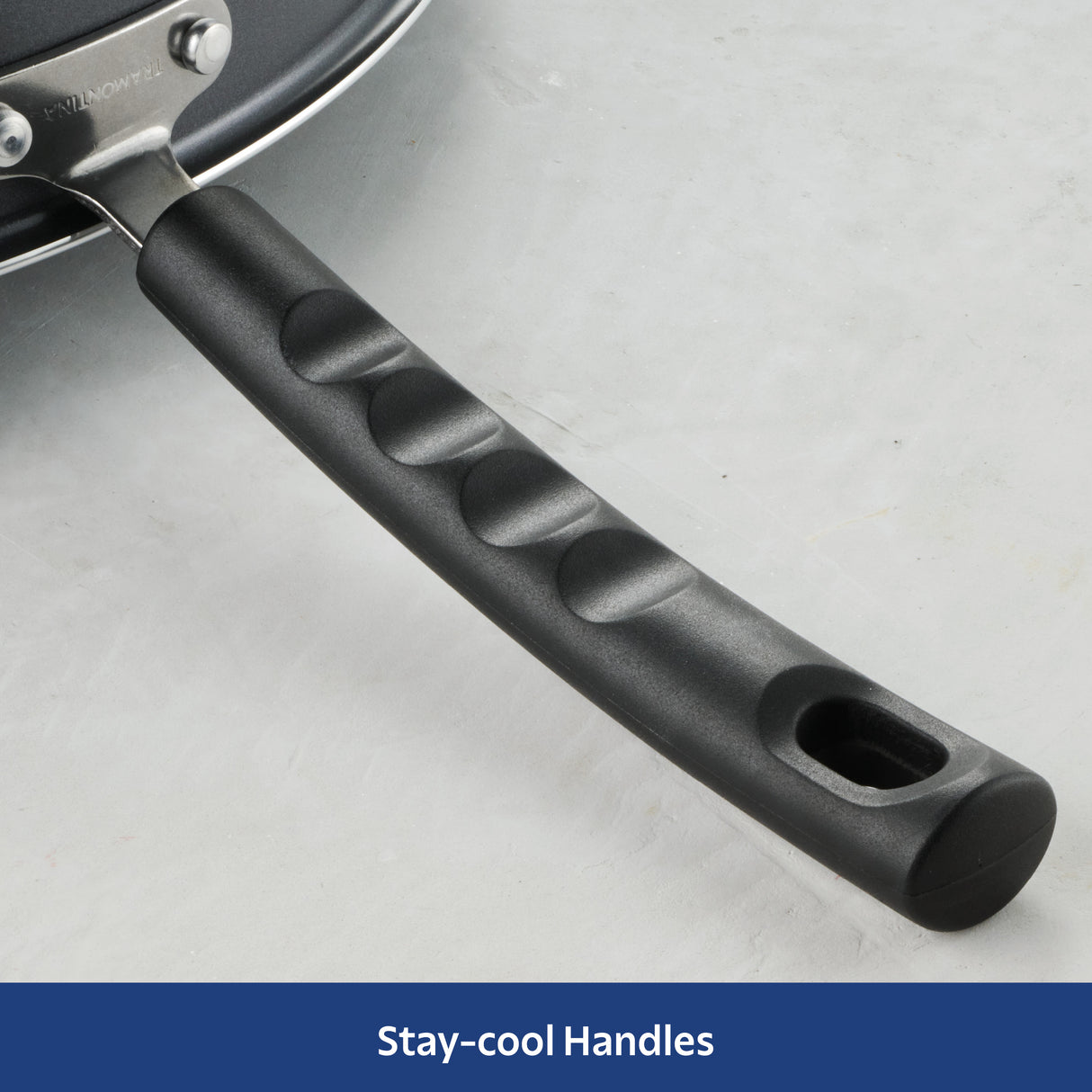 10 Piece Ceramic Nonstick Cookware Set, Steel Gray