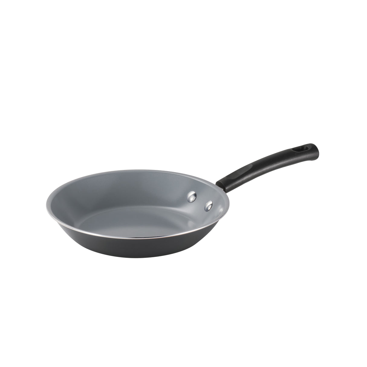 10 Piece Ceramic Nonstick Cookware Set, Steel Gray