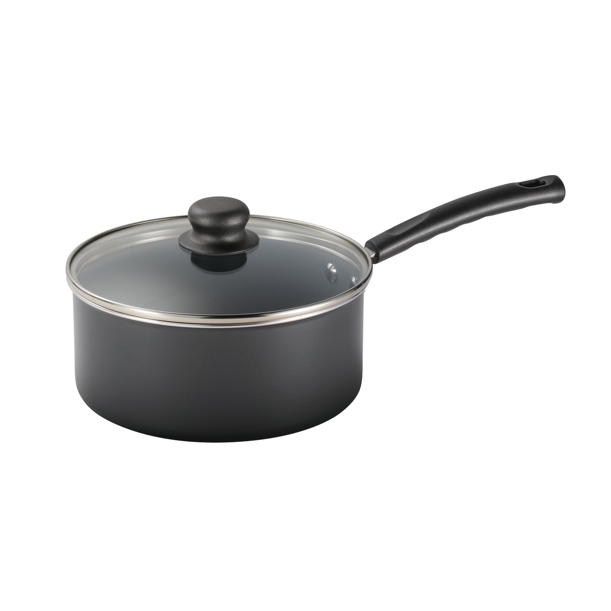 10 Piece Ceramic Nonstick Cookware Set, Steel Gray