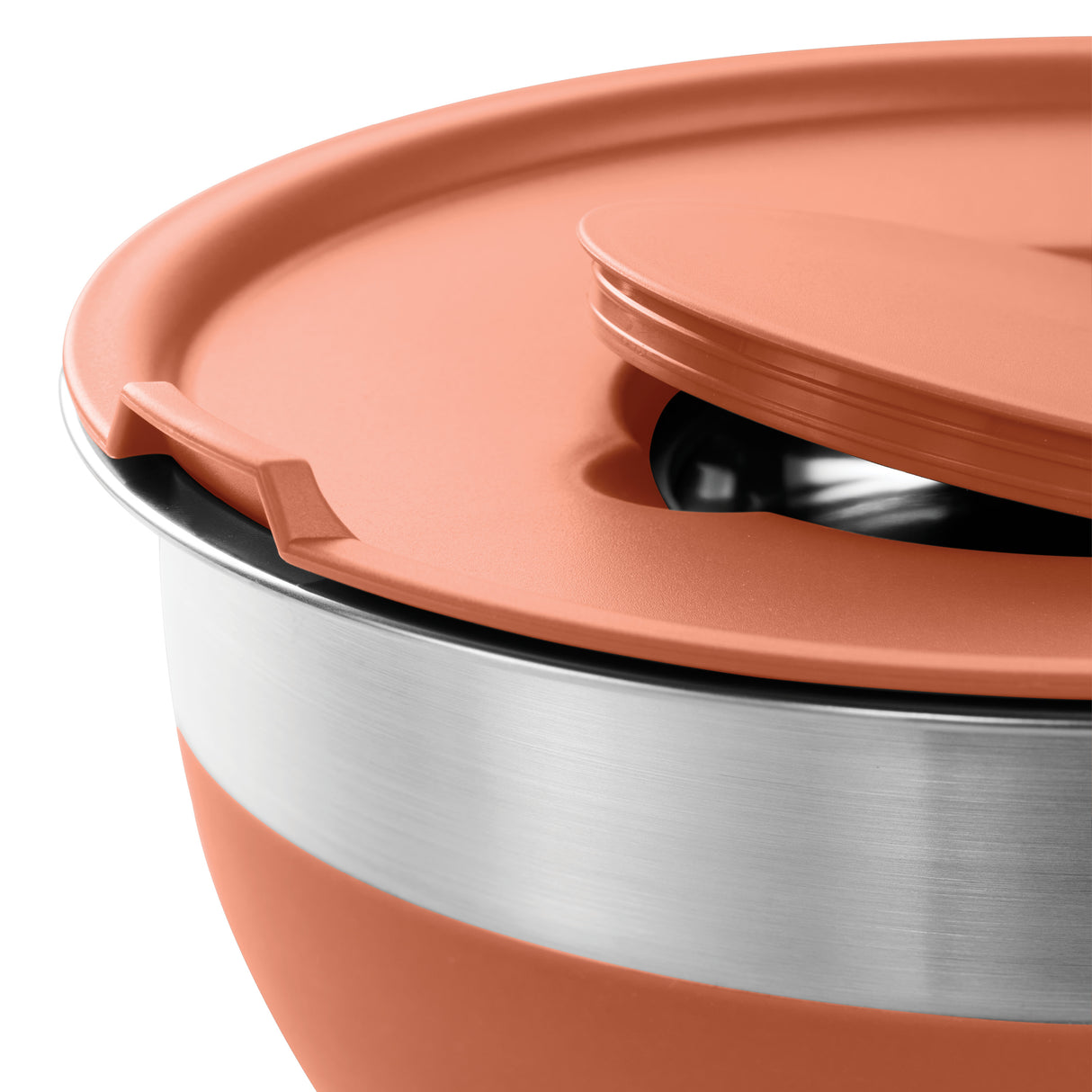 10 Piece Covered Stainless Steel and Silicone Mixing Bowl Set with Grating Tools