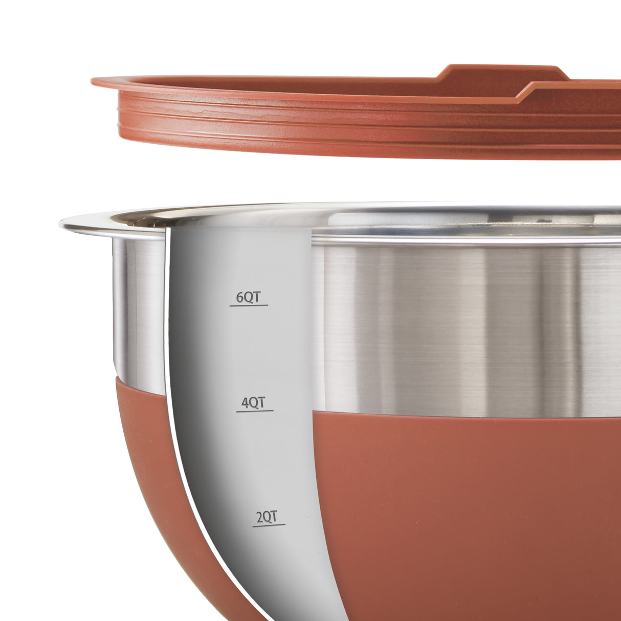 10 Piece Covered Stainless Steel and Silicone Mixing Bowl Set with Grating Tools