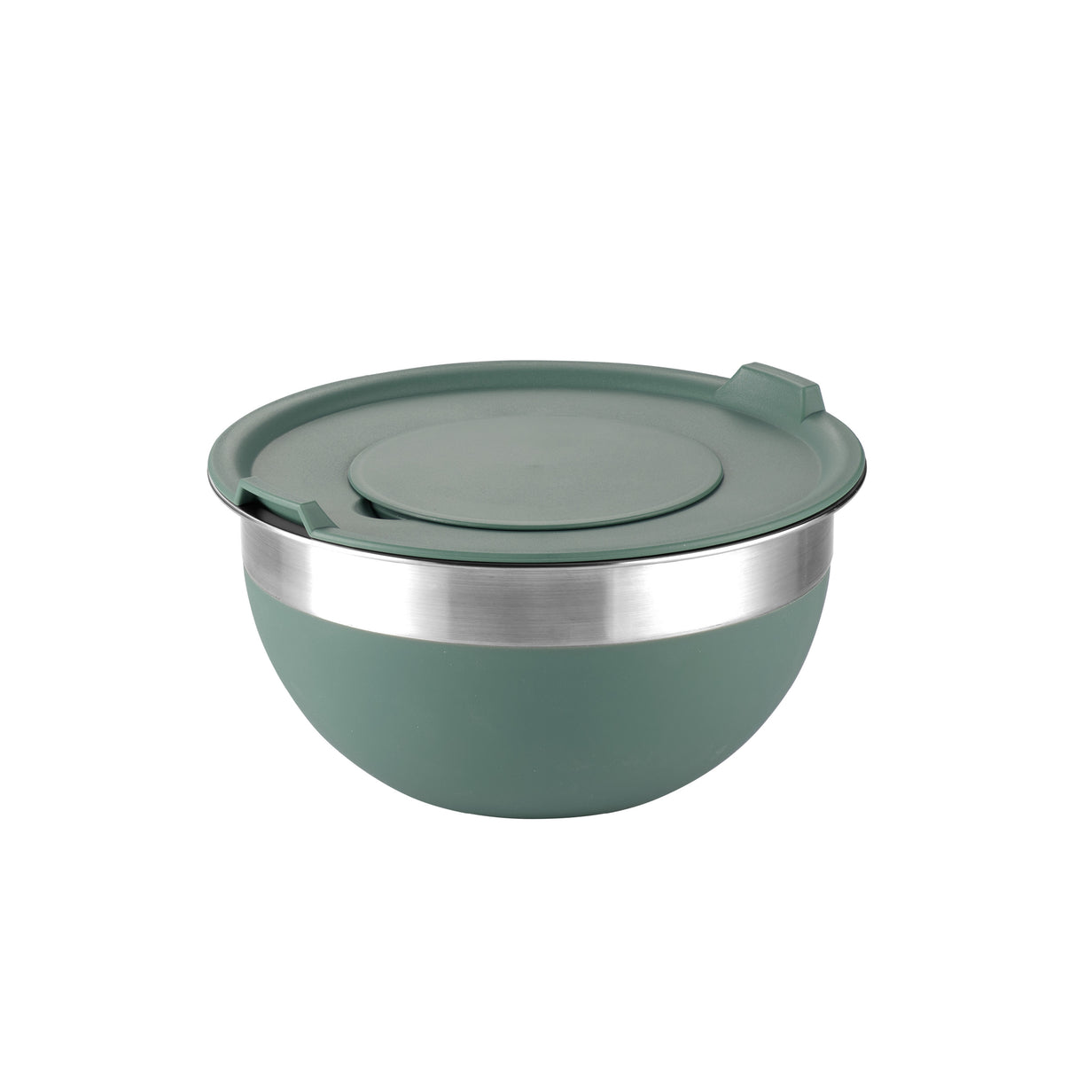 10 Piece Covered Stainless Steel and Silicone Mixing Bowl Set with Grating Tools