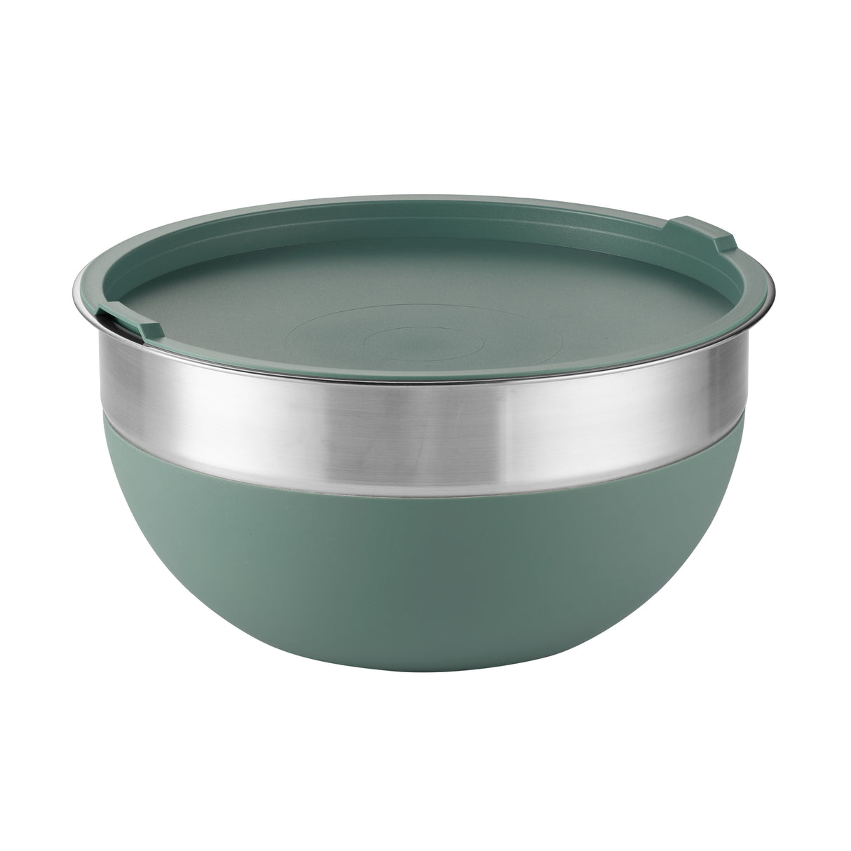 10 Piece Covered Stainless Steel and Silicone Mixing Bowl Set with Grating Tools