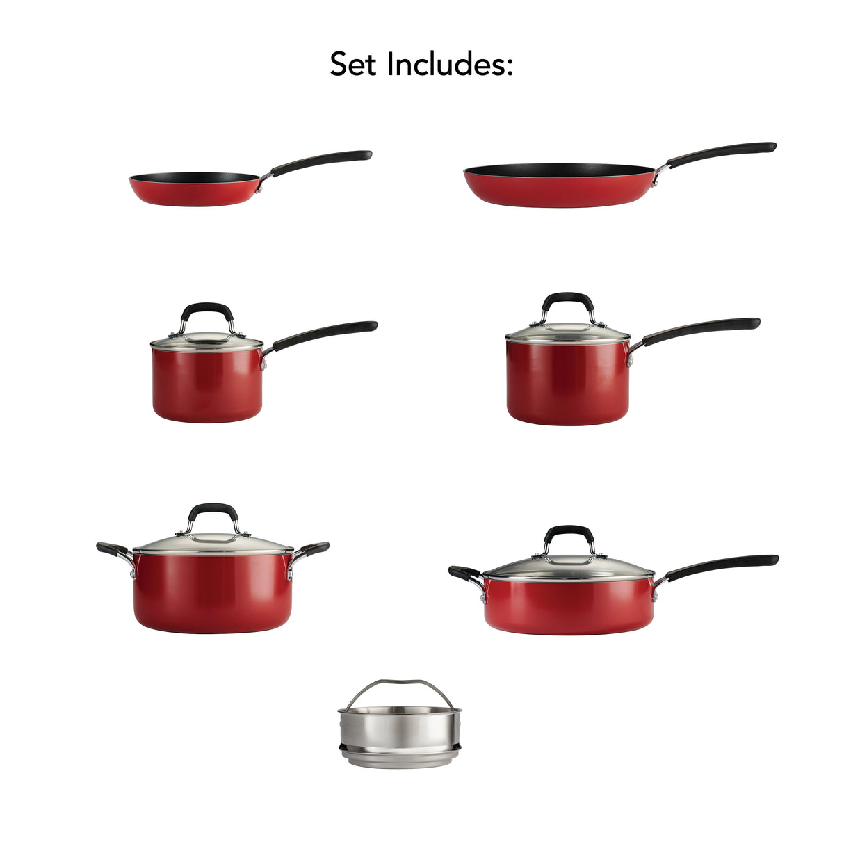 11 Piece Nonstick Cookware Set