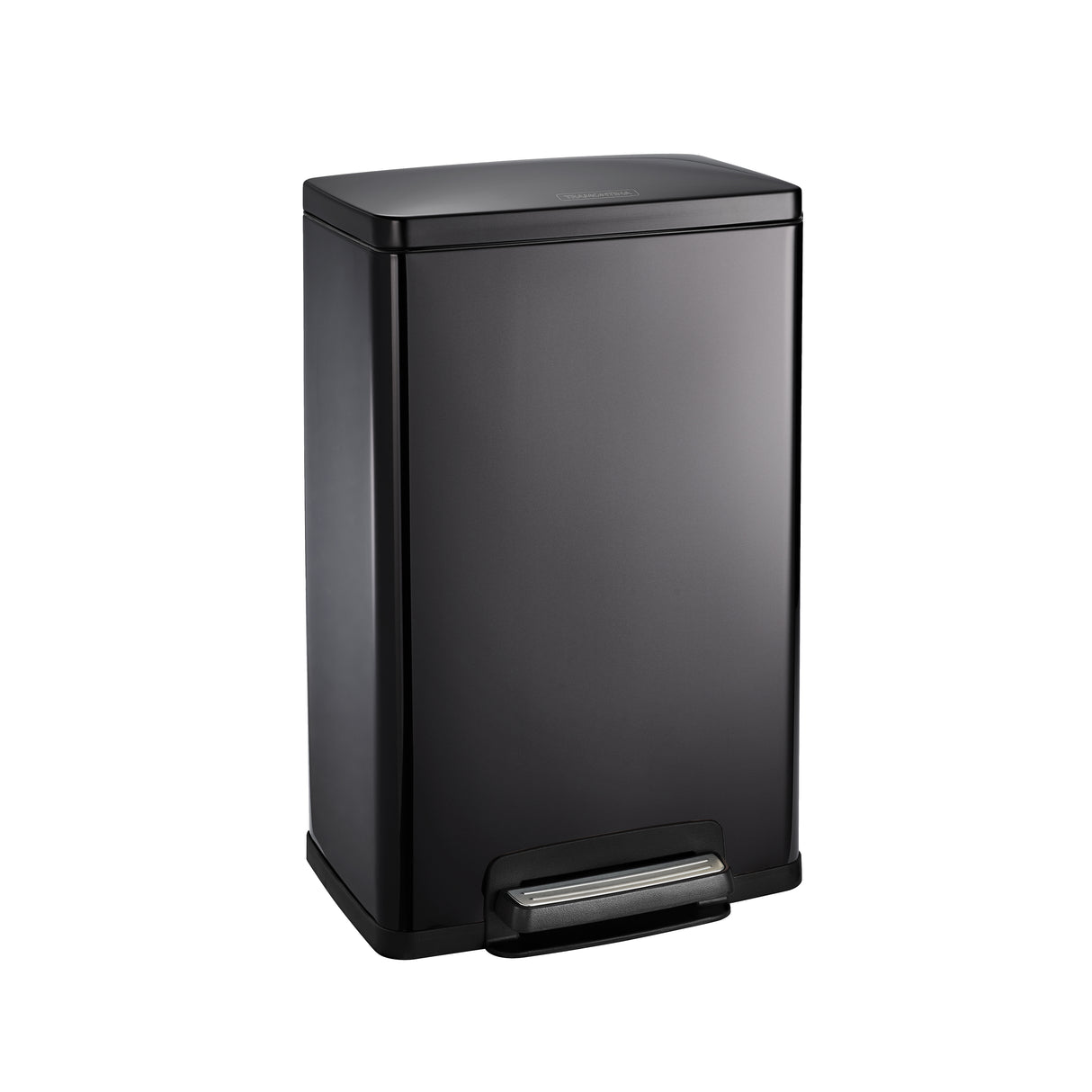 13 Gallon Stainless Steel Step Can with Soft Closing Lid - Charcoal Gray