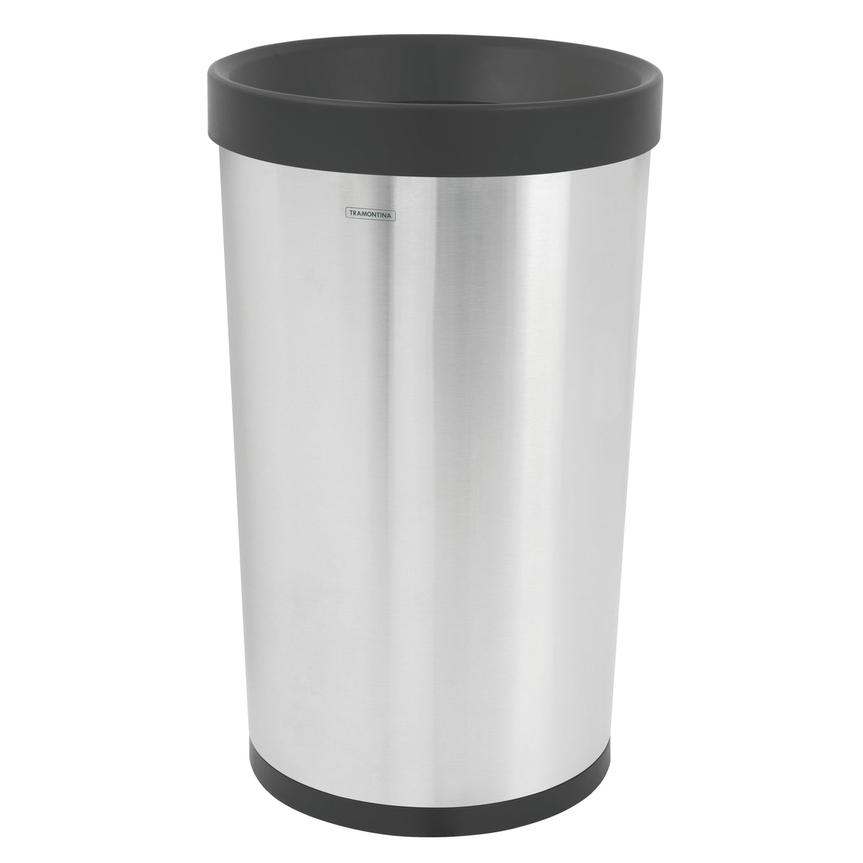 13 Gallon Stainless Steel Open Top Round Trash Bin