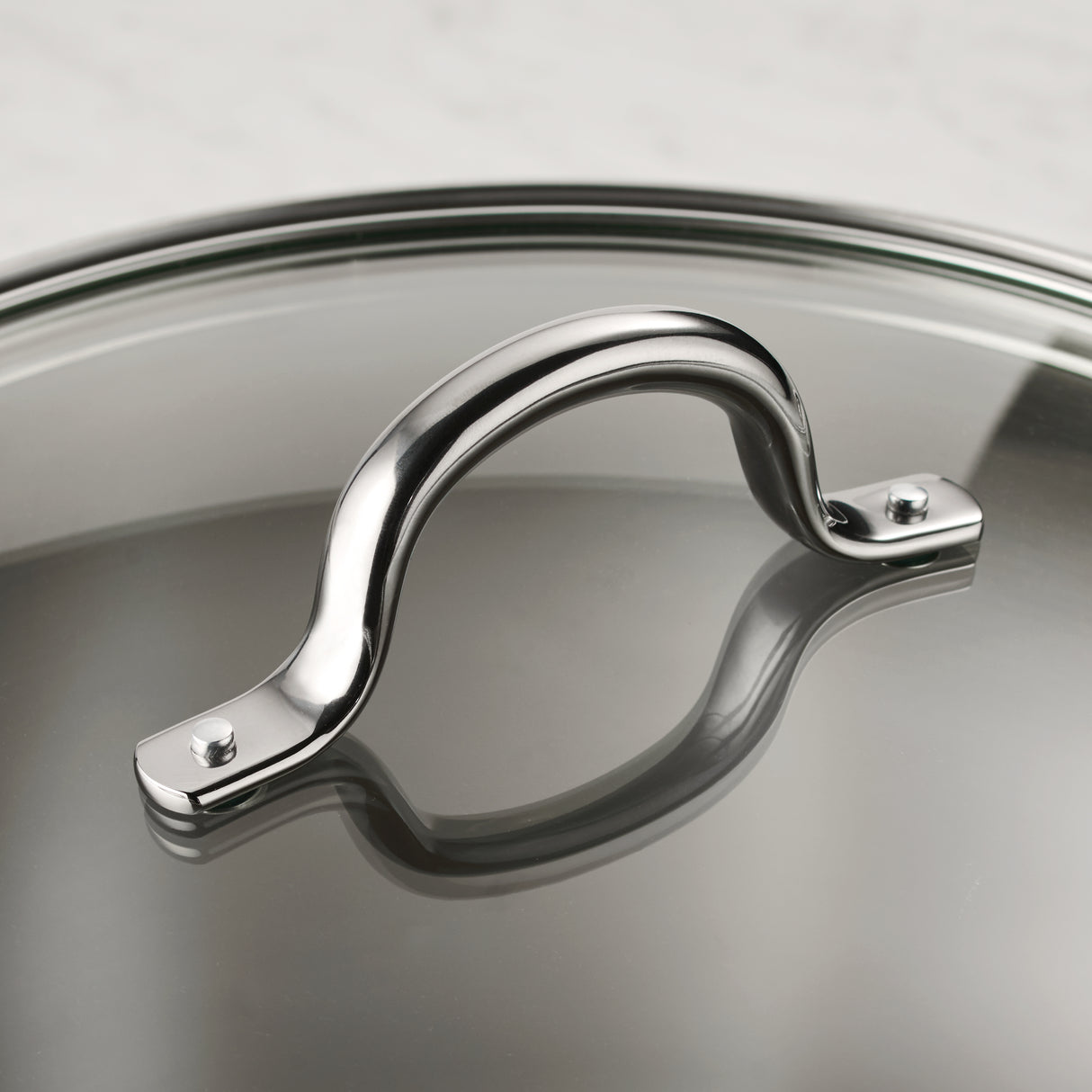 Covered Stainless Steel Stock Pot