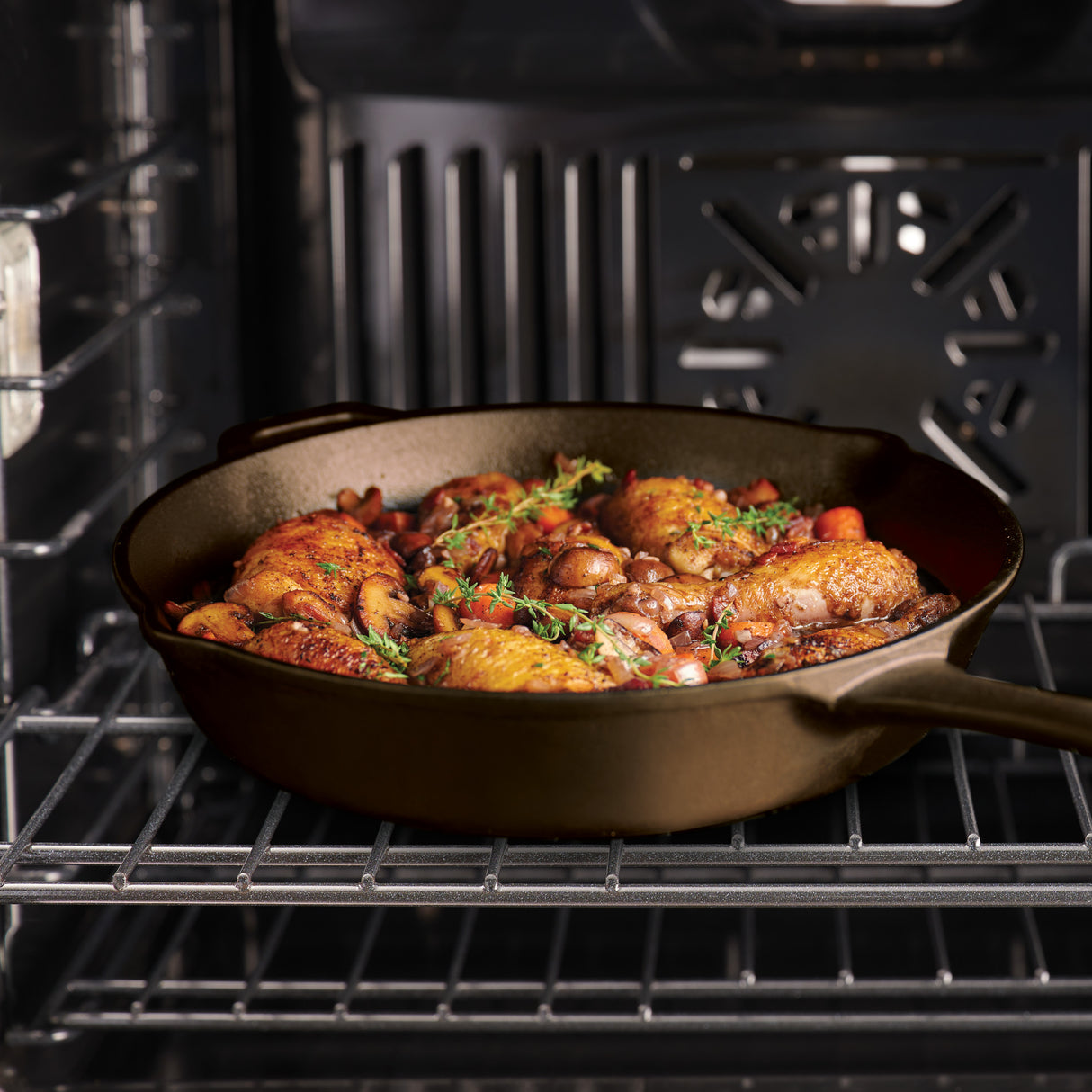 10 & 12-Inch Preseasoned Cast Iron Skillet - 2 Pack