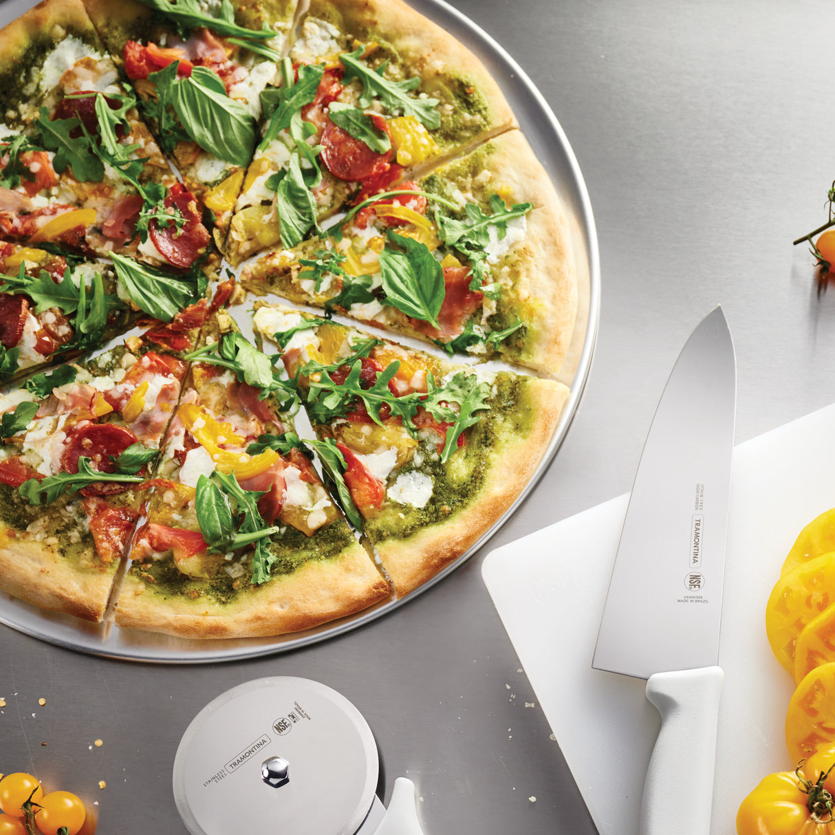 16 Inch Professional Grade Aluminum Pizza Pans - 2 Pk