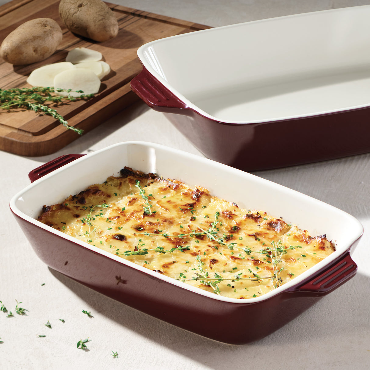 2 Piece Ceramic Bakeware Set