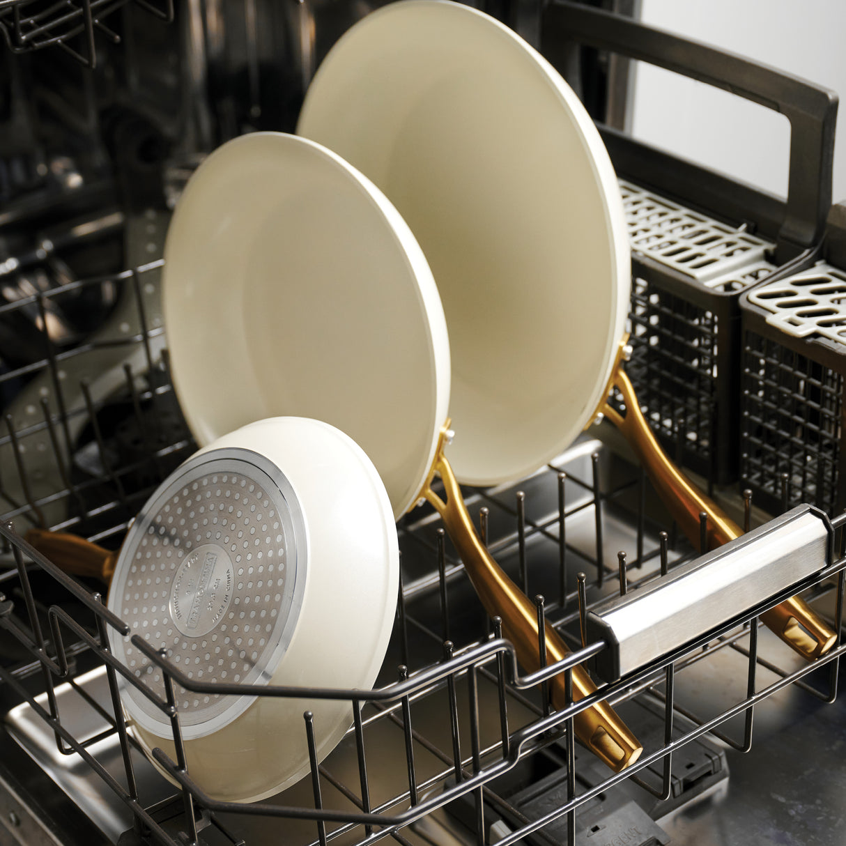 Cold Forged 3-Pack Fry Pans with Ceramic Interior