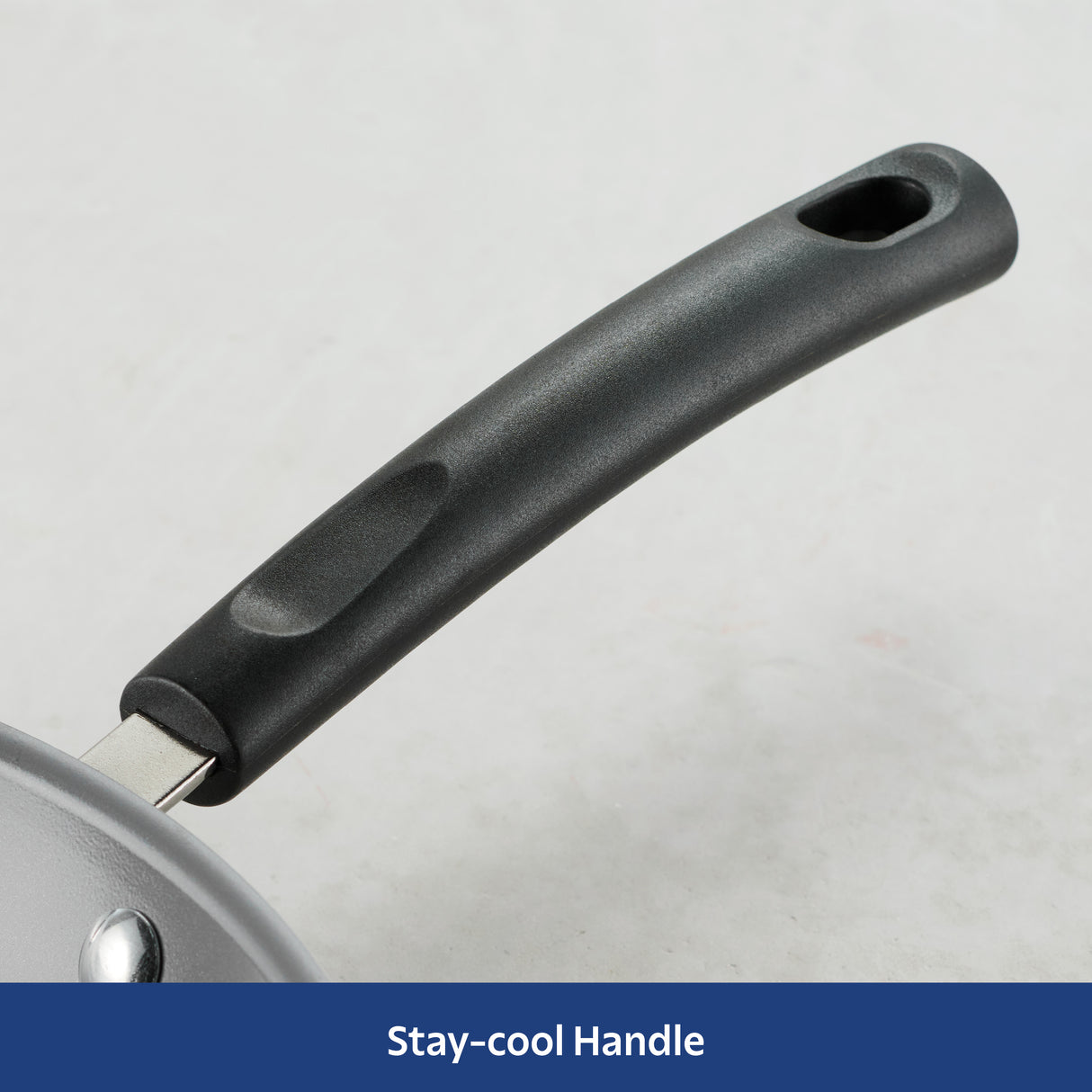 3 Quart Ceramic Nonstick Covered Sauce Pan, Steel Gray