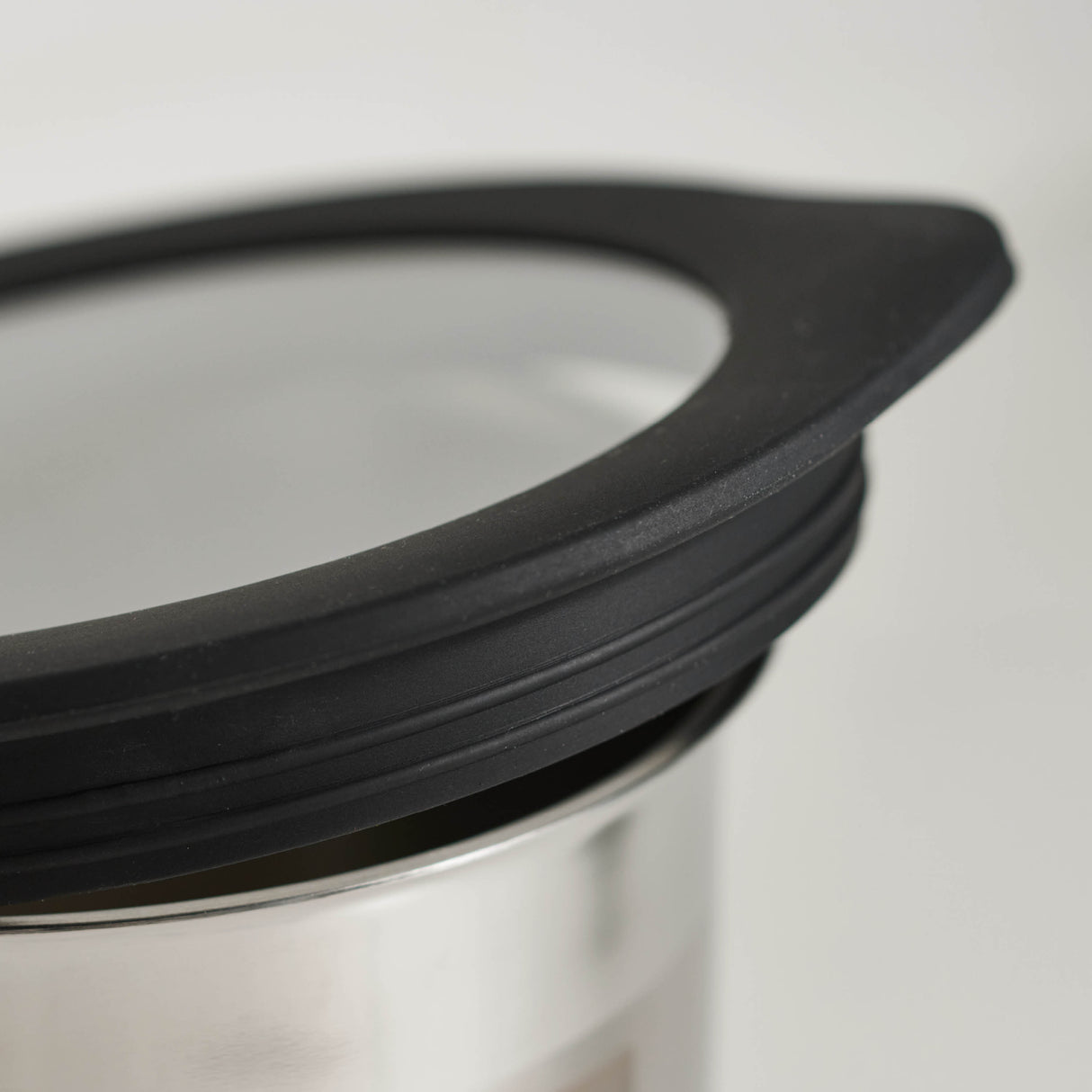 4 Piece Stainless Steel Canister Set - Black