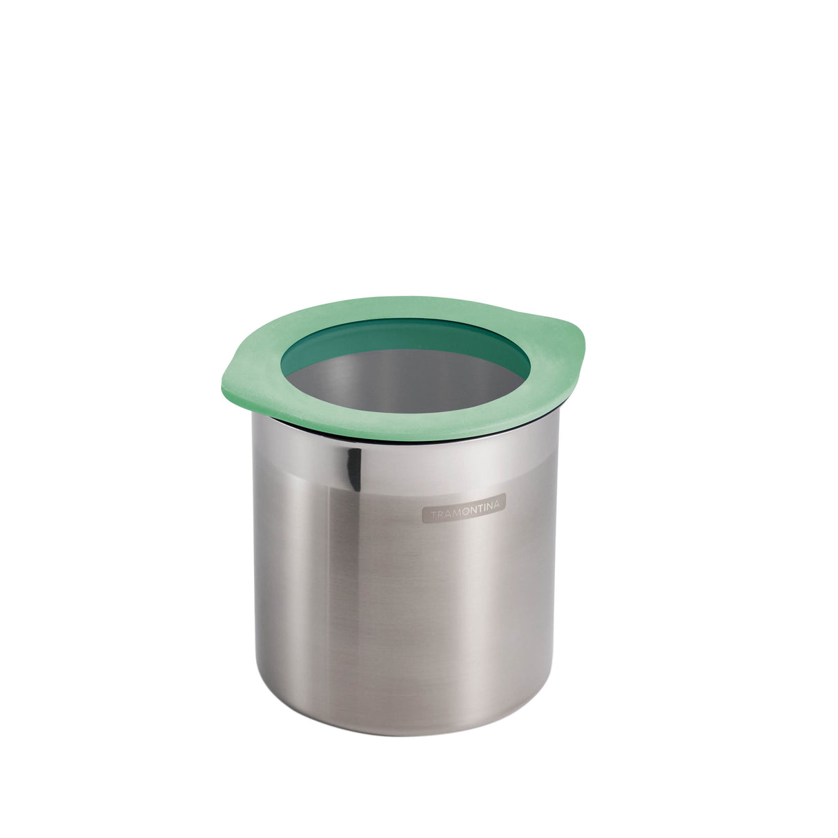 4 Piece Stainless Steel Canister Set - Mint Green