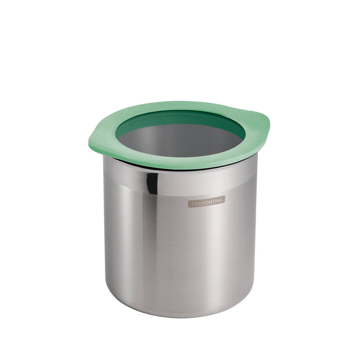 4 Piece Stainless Steel Canister Set - Mint Green