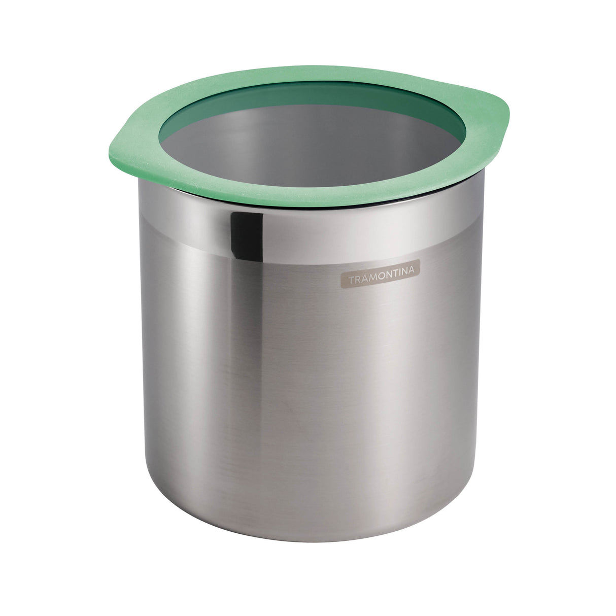 4 Piece Stainless Steel Canister Set - Mint Green