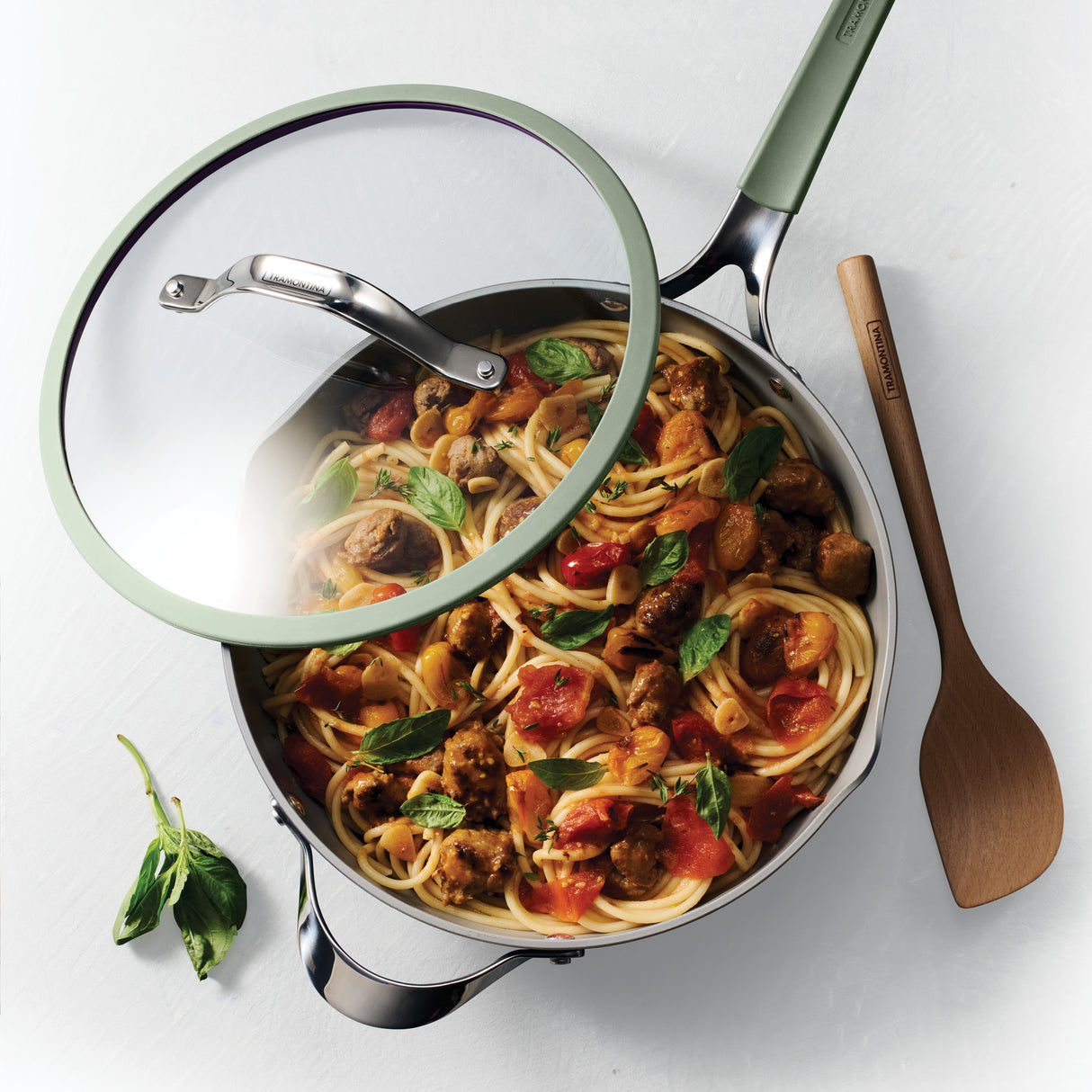 Vue All-in-One Plus Pan, Ceramic Nonstick, 7-Piece Set