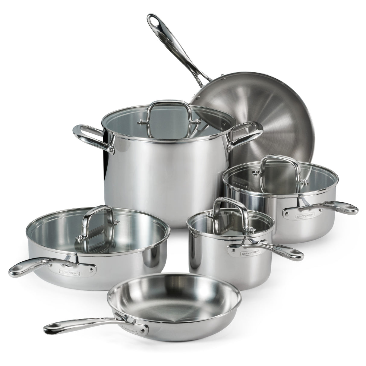 Triverge Tri Ply Clad Stainless Steel Cookware Set
