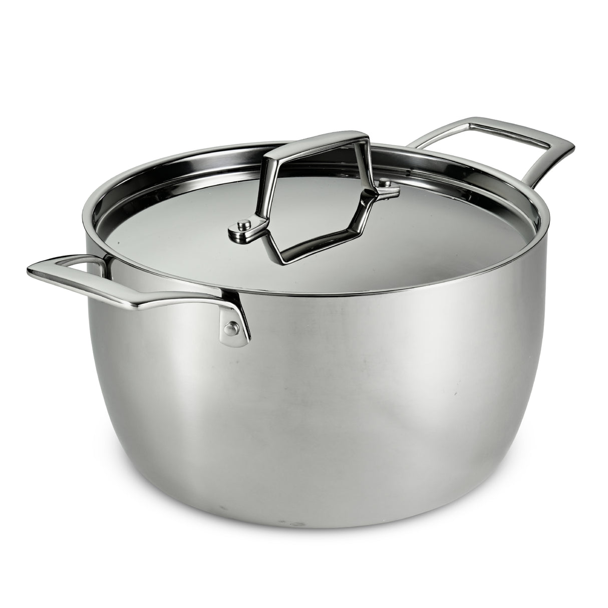 12 Piece Tri-Ply Clad Stainless Steel Cookware Set