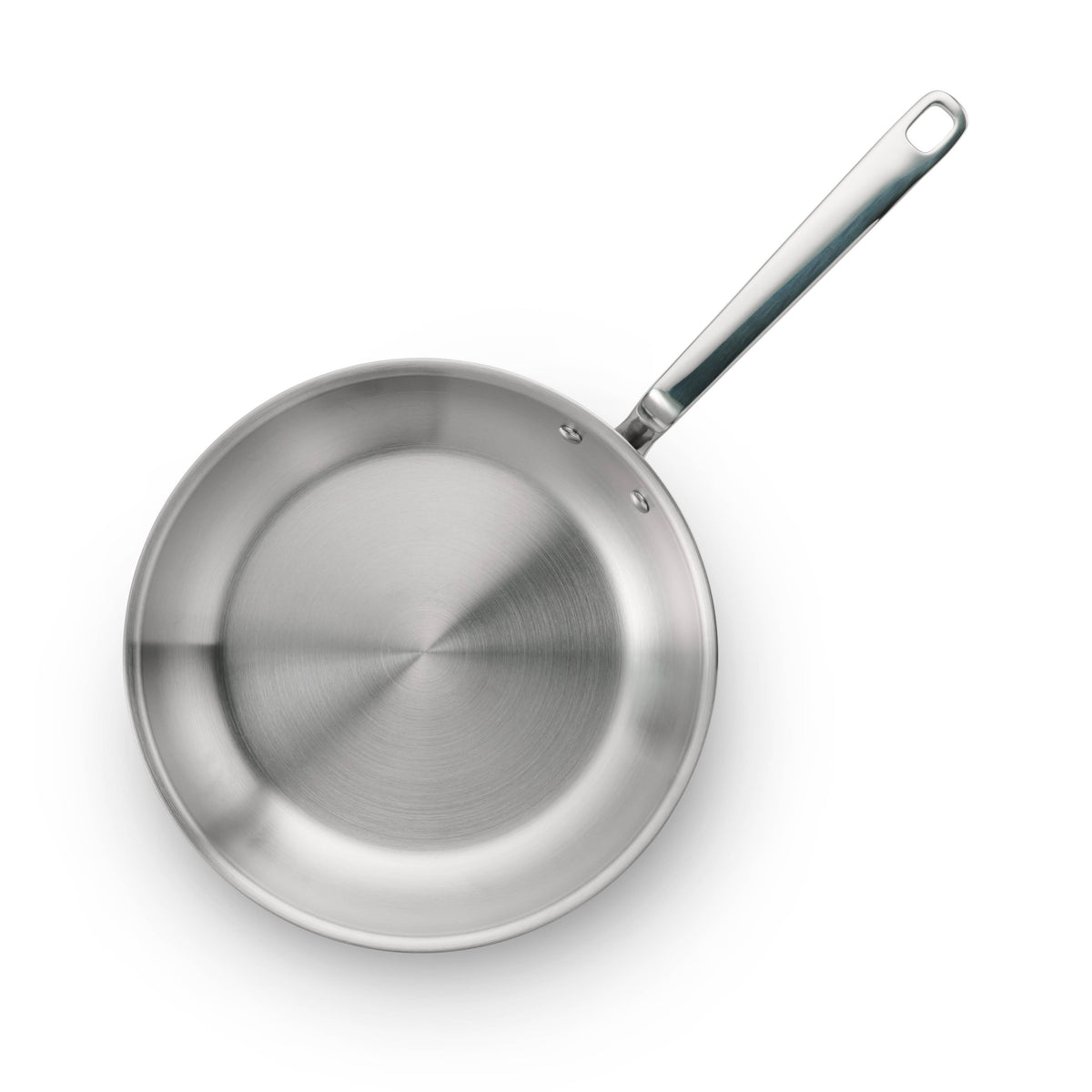3-Piece Tri-Ply Clad Stainless Steel Fry Pans