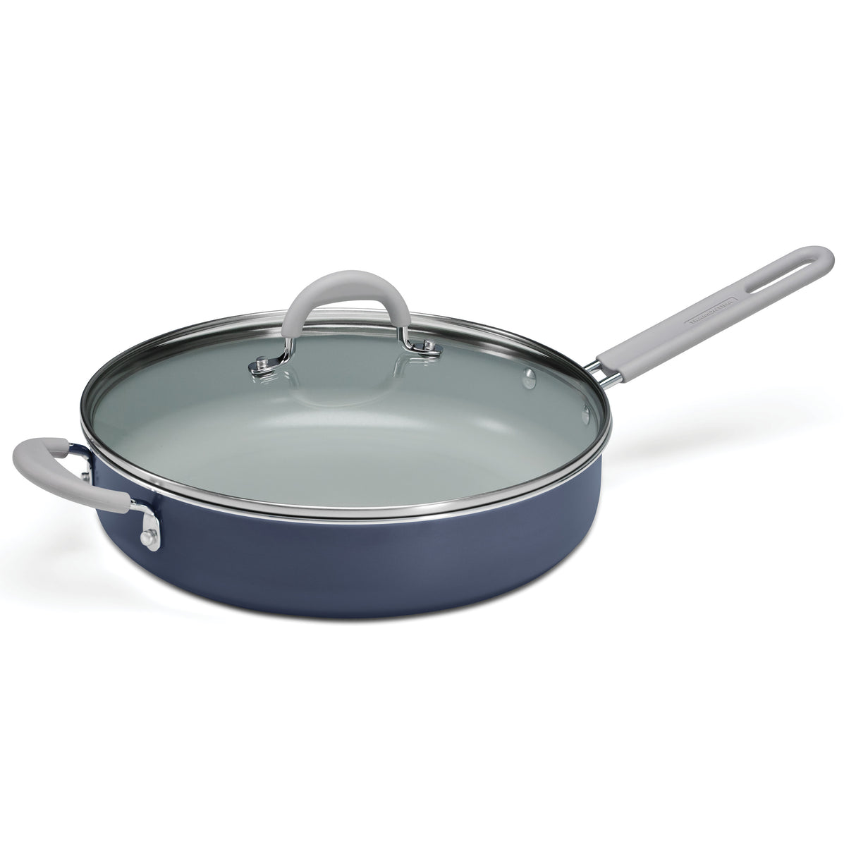 5-Quart Ceramic Covered Jumbo Cooker – Bering Sea Blue