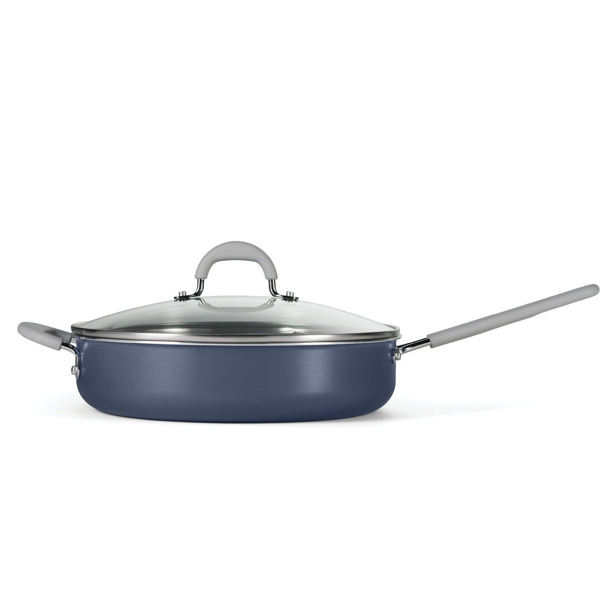 5-Quart Ceramic Covered Jumbo Cooker – Bering Sea Blue