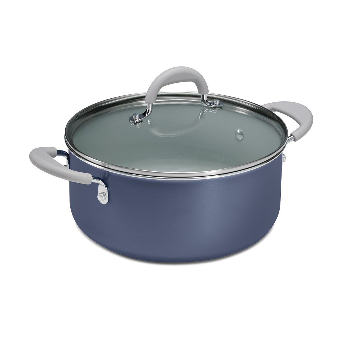 5-Quart Ceramic Covered Dutch Oven – Bering Sea Blue