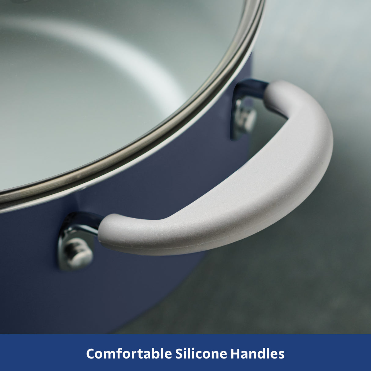 5-Quart Ceramic Covered Dutch Oven – Bering Sea Blue