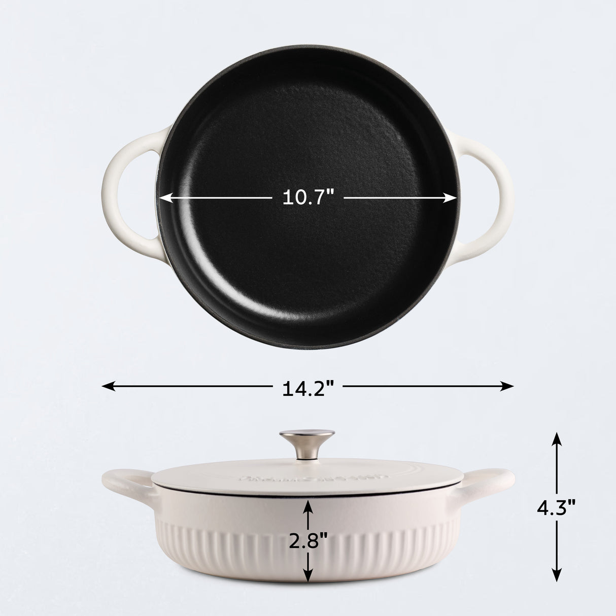 Mesa 3.5 Quart Enameled Cast Iron Braiser