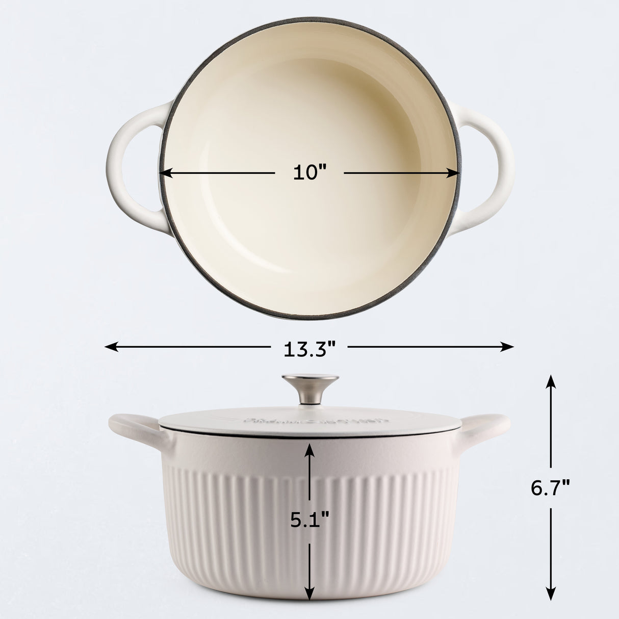 Mesa 5.5 Quart Enameled Cast Iron Dutch Oven