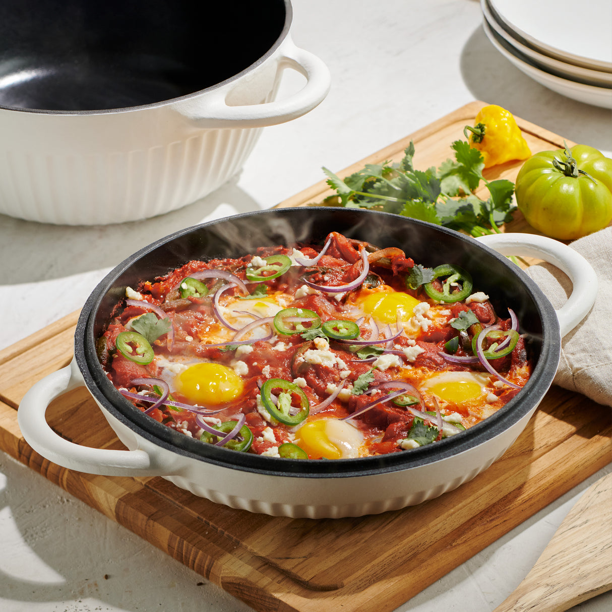 Mesa 2-Piece Enameled Cast Iron Multipurpose Bread Oven