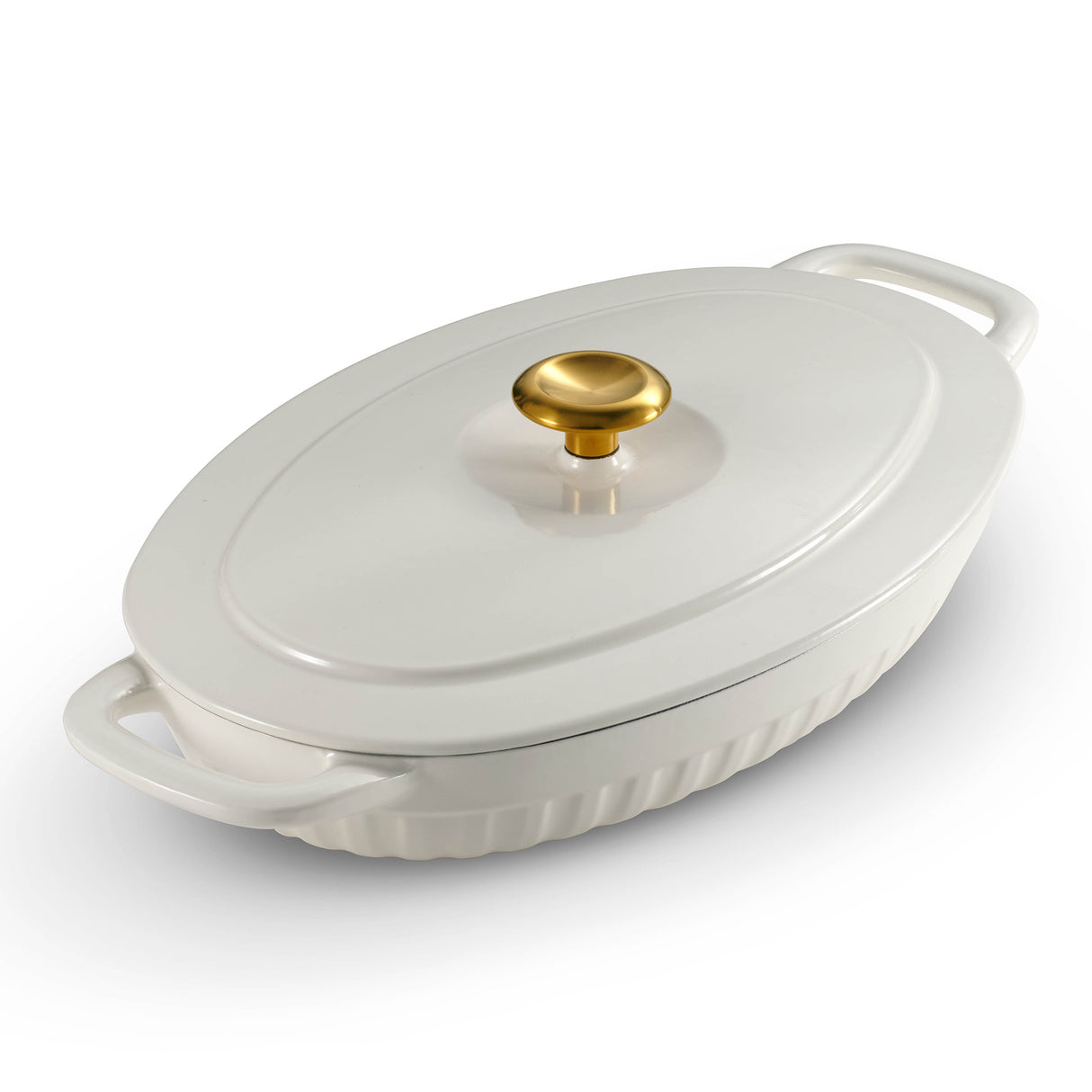 2 Piece Cast Iron Au Gratin Dish