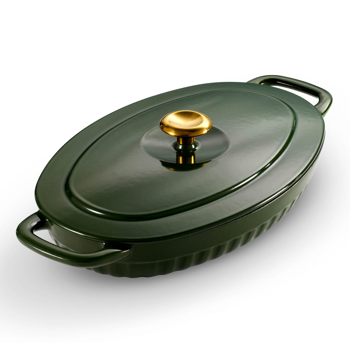 2 Piece Cast Iron Au Gratin Dish