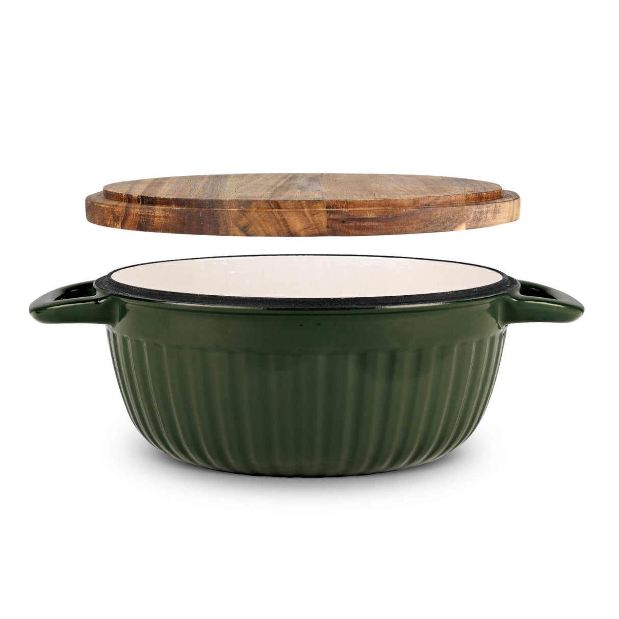 3-in-1 Enameled Cast Iron Multi-Oven with Trivet