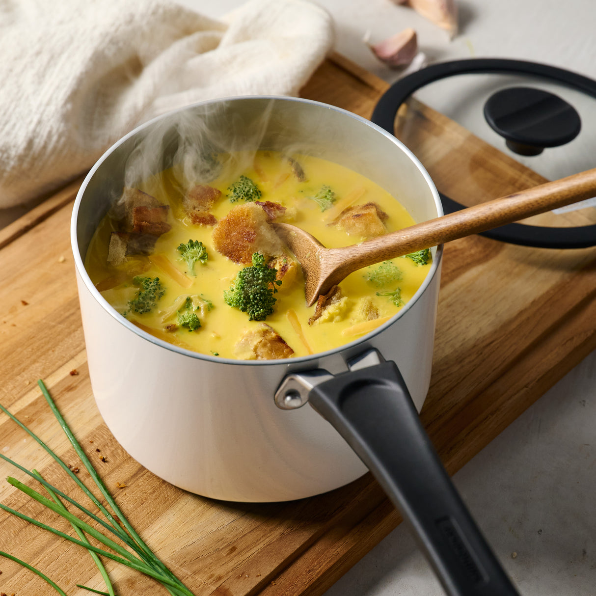 Nesting 11 Piece Ceramic Nonstick Cookware Set