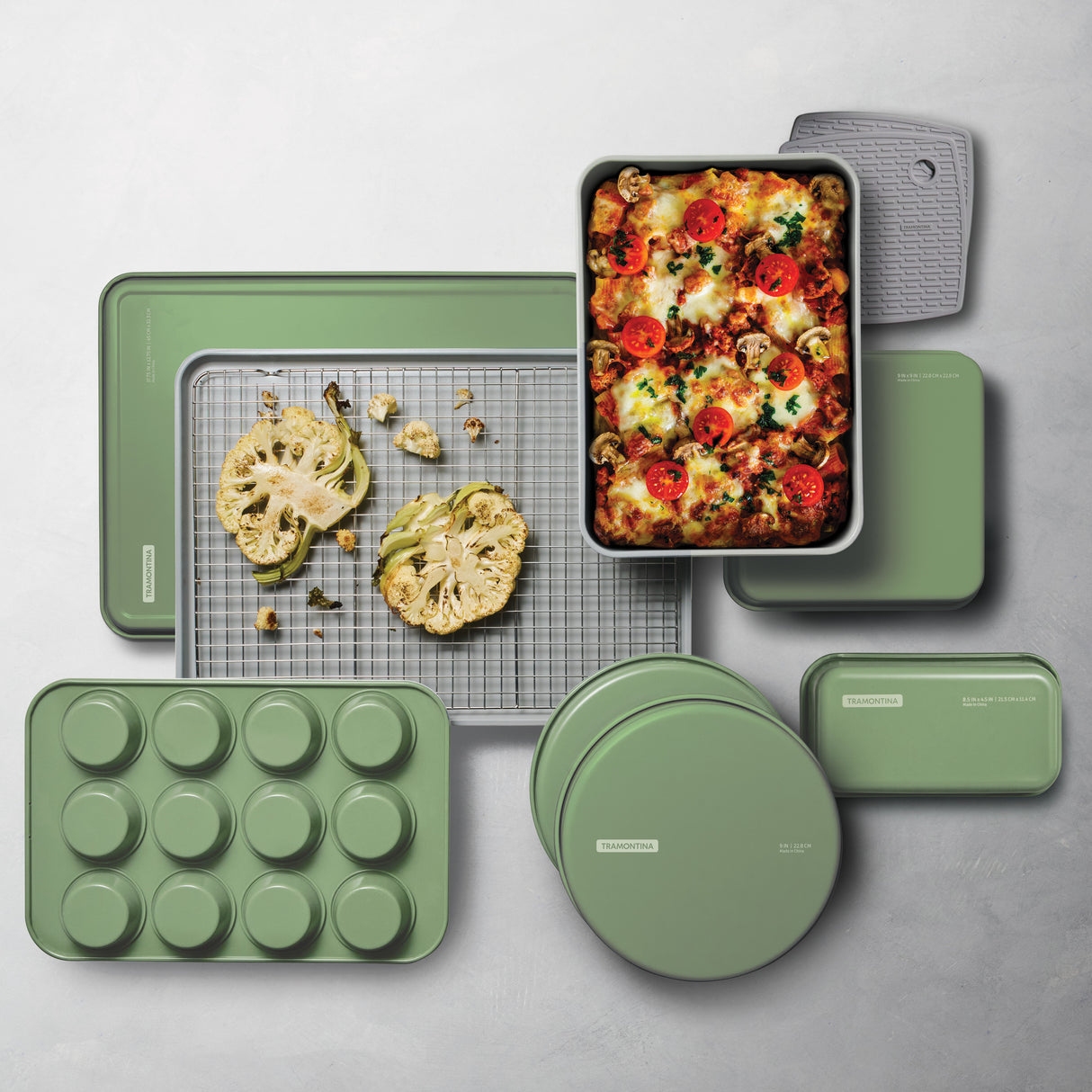 9 Piece Ceramic Nonstick Bakeware Set