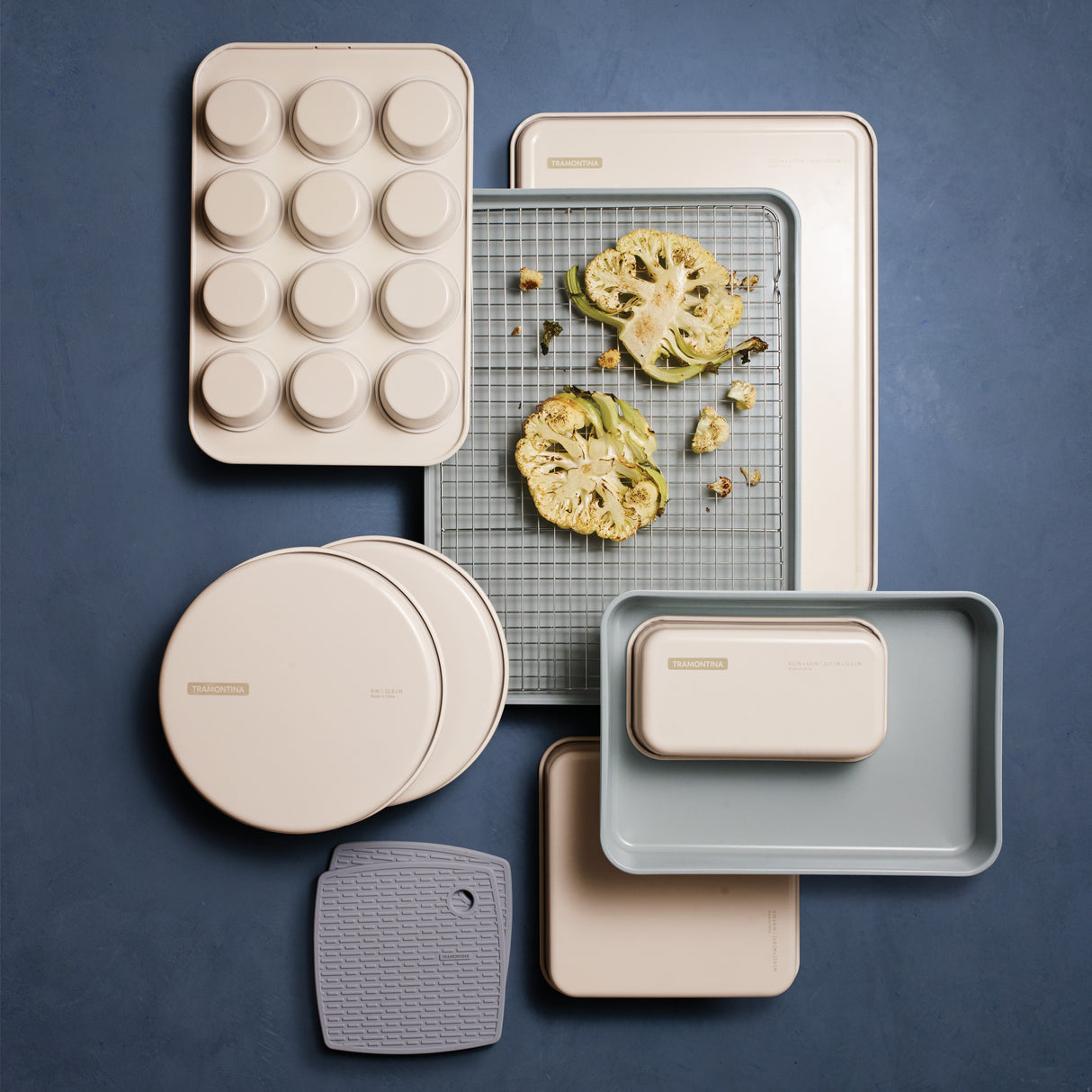 9 Piece Ceramic Nonstick Bakeware Set