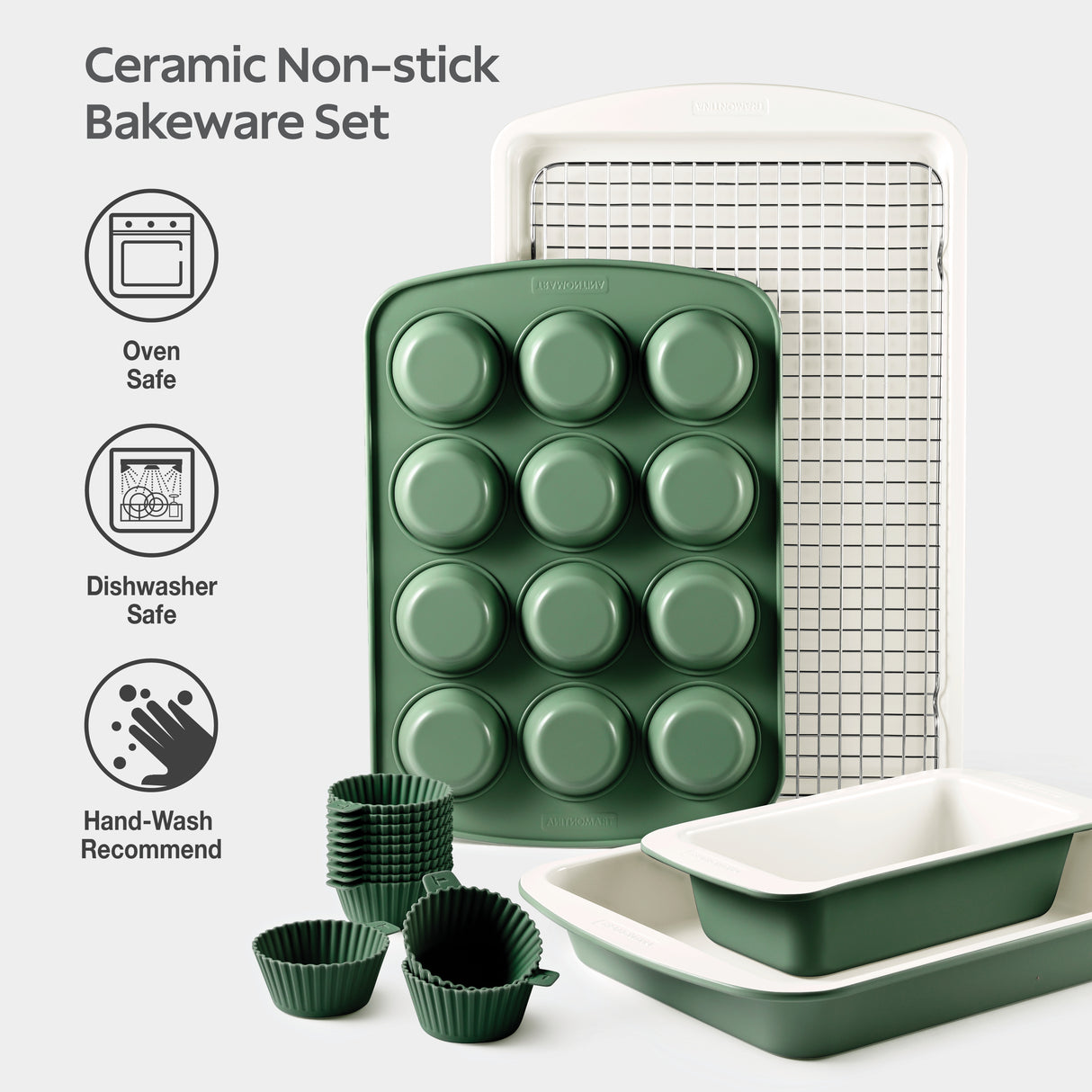 5 Piece Ceramic Bakeware Set