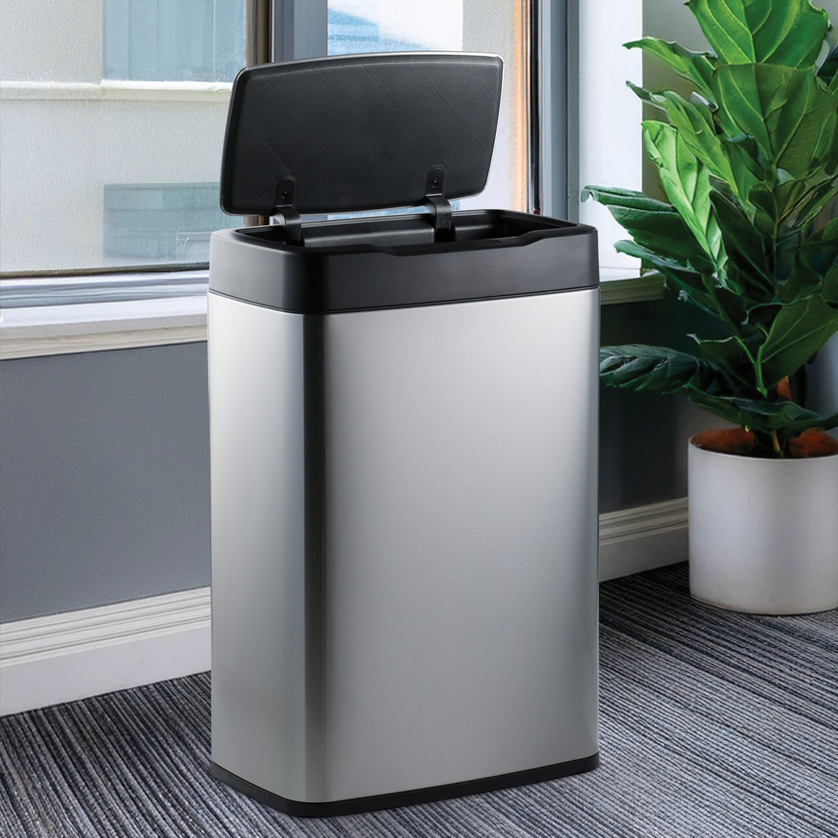 Large Stainless Steel Sensor Bin