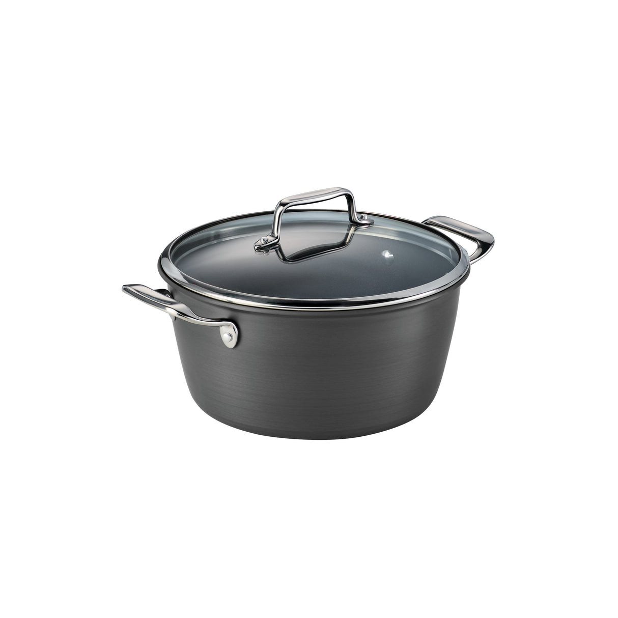 Gourmet 8 Piece Hard Anodized Aluminum Nonstick Cookware Set