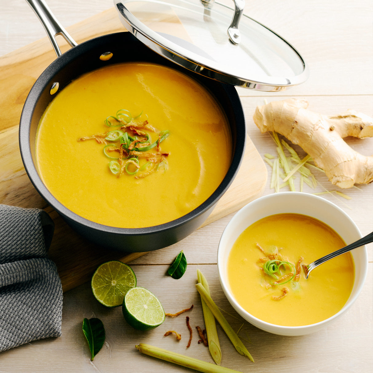 Gourmet 8 Piece Hard Anodized Aluminum Nonstick Cookware Set