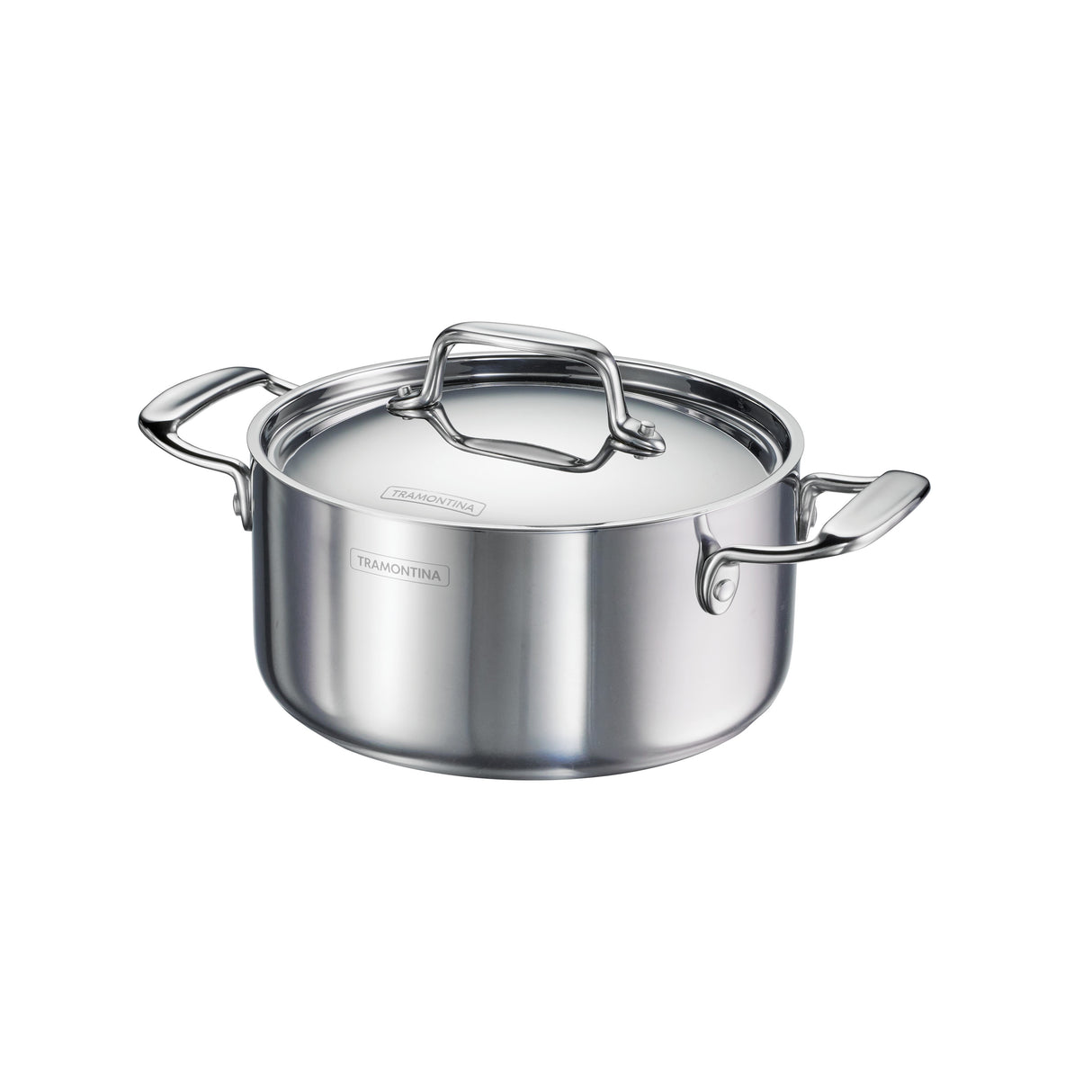 Utsava Tri-Ply Clad Covered Casserole with Ceramic Interior