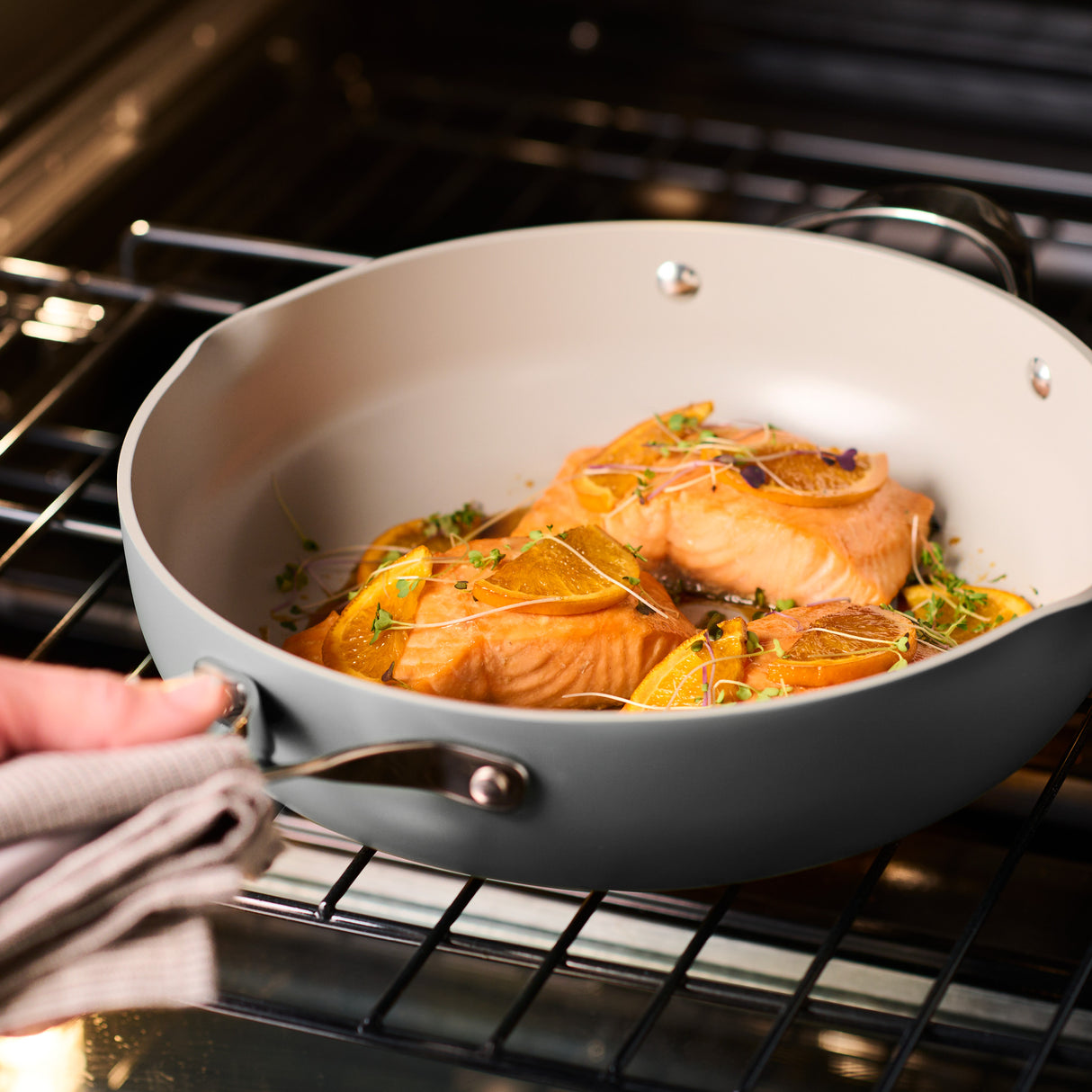 All in One Plus Pan, 5 Quart Ceramic Non Stick