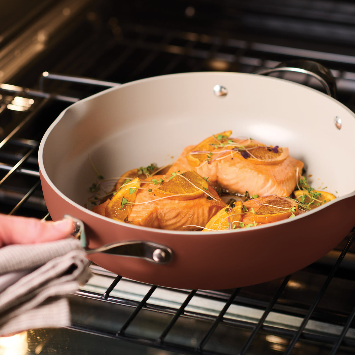 Vue All-in-One Plus Pan, Ceramic Nonstick, 7-Piece Set