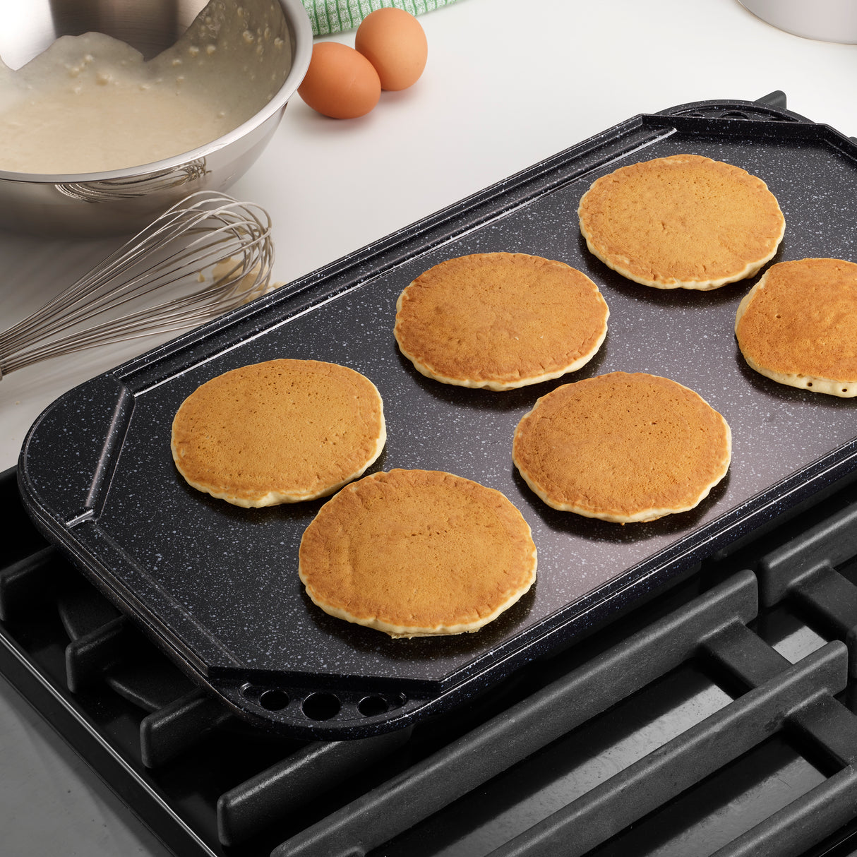 Reversible Double-Burner Grill-Griddle