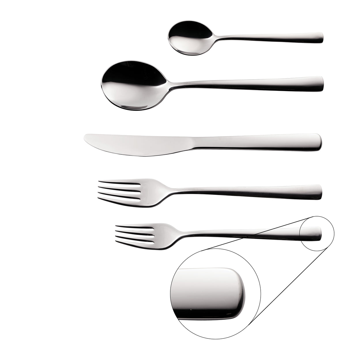 Berlin 20 Piece 18/10 Stainless Steel Flatware Set
