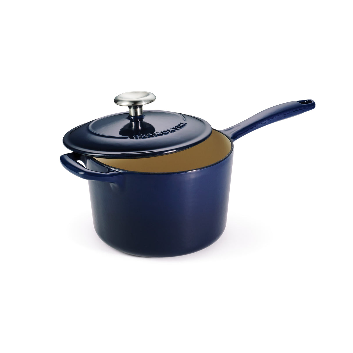 Bestow 2.5 Quart Enameled Cast-Iron Covered Sauce Pan