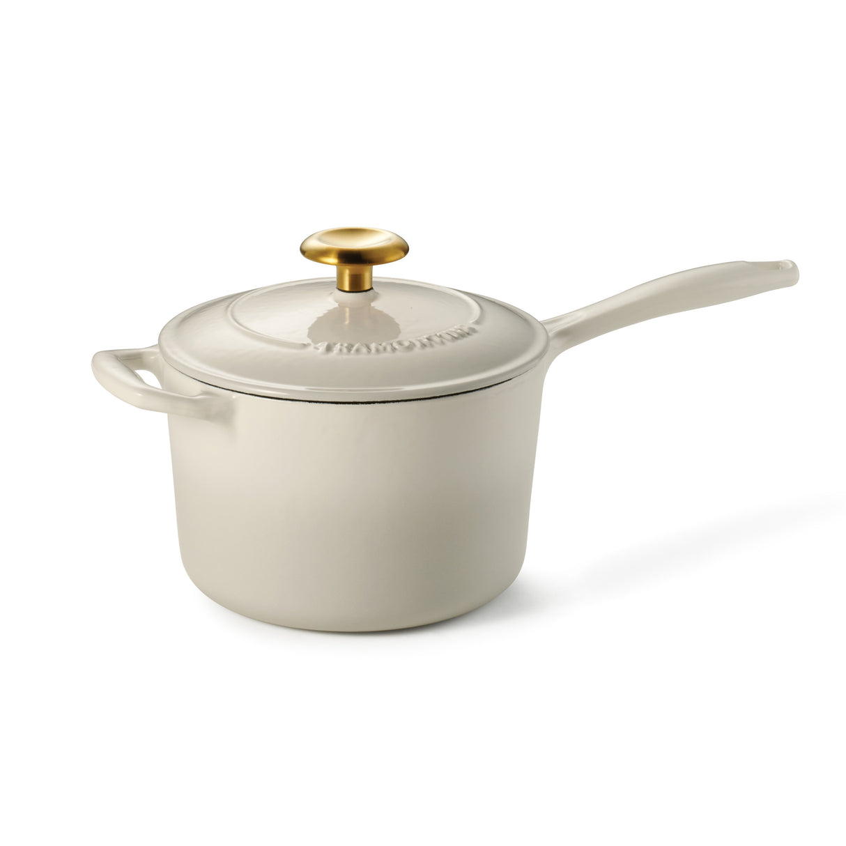 Bestow 2.5 Quart Enameled Cast-Iron Covered Sauce Pan