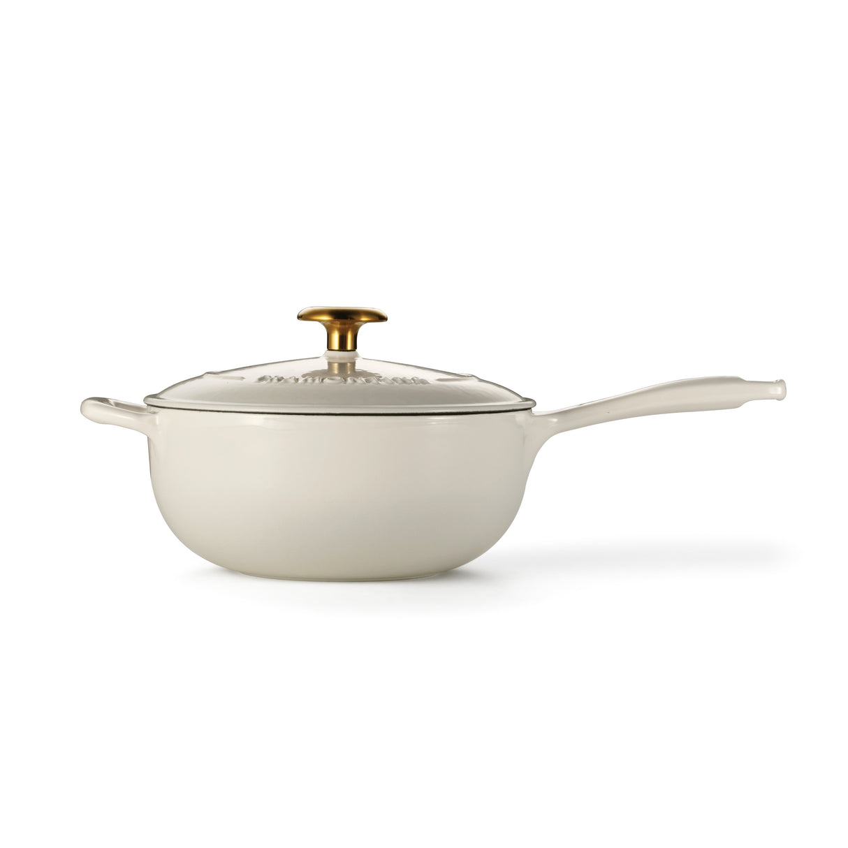 Bestow 3 Quart Enameled Cast-Iron Covered Saucier